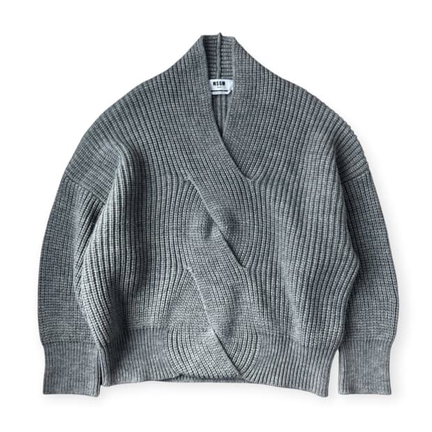 MSGM 랩 스웨터 니트