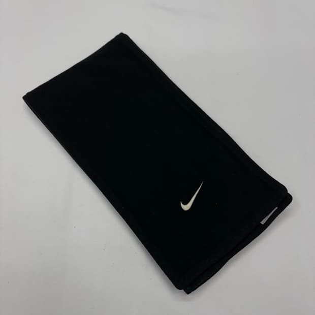 나이키 블랙 플리스 후리스 머플러 목도리