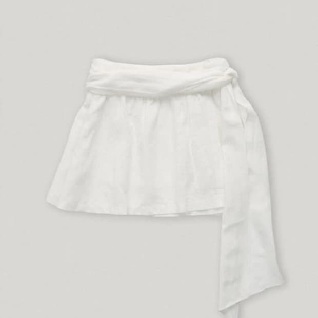 스무드무드 발레리나 스커트 화이트 치마