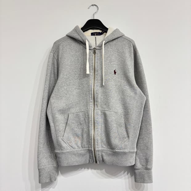 폴로 랄프로렌 그레이색 써멀 후드집업