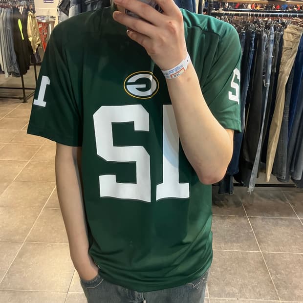 [NO.9]NFL 아론 로저스 유니폼 반팔 그린