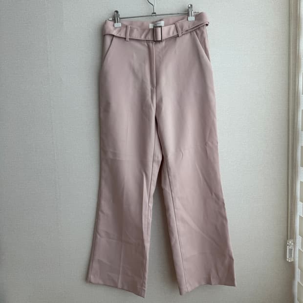 피그먼트 pigment 벨트 부츠컷 슬랙스 s