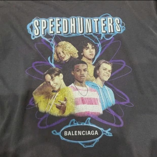 발렌시아가 스피드헌터 롱슬리브 티셔츠