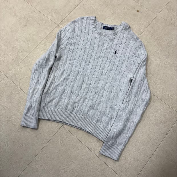 폴로 랄프로렌 케이블 포니 니트