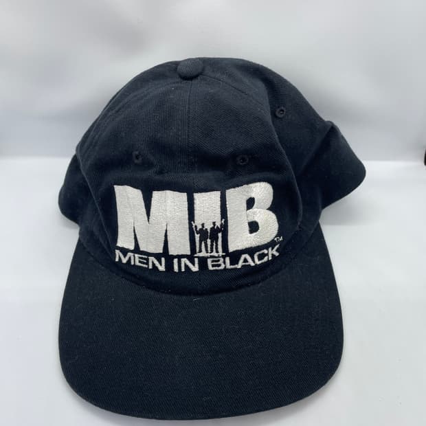 1997 빈티지 맨인블랙 레이벤 볼캡 모자