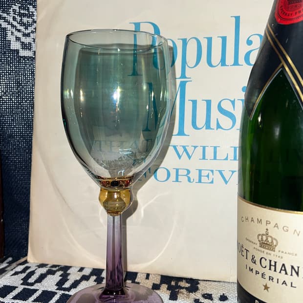 VTG hand blown Cameleon art glass