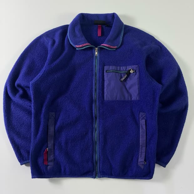 Polo  파타고니아 90,s 블루 플리스 집업 