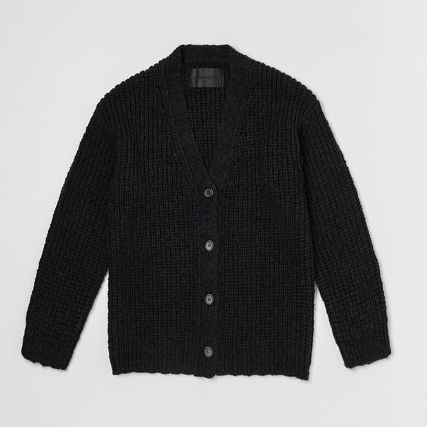 낫띵에브리띵 OVERSIZED CHUNKY KNIT CARDIGAN