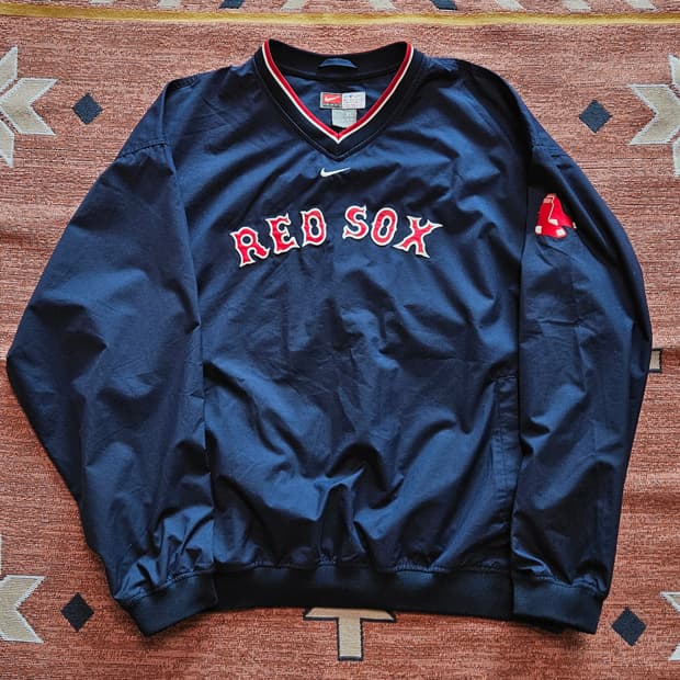나이키 보스톤 레드삭스 웜업 저지
