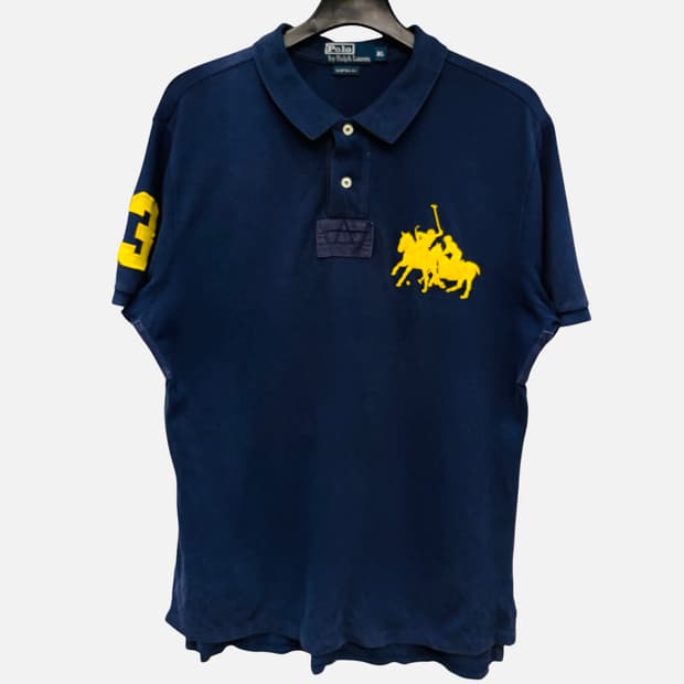 폴로 랄프로렌 빅 포니 네이비 반팔 PK XL