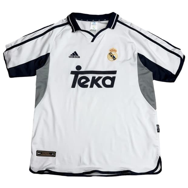 ADIDAS 레알 마드리드 00-01 홈 유니폼 XL