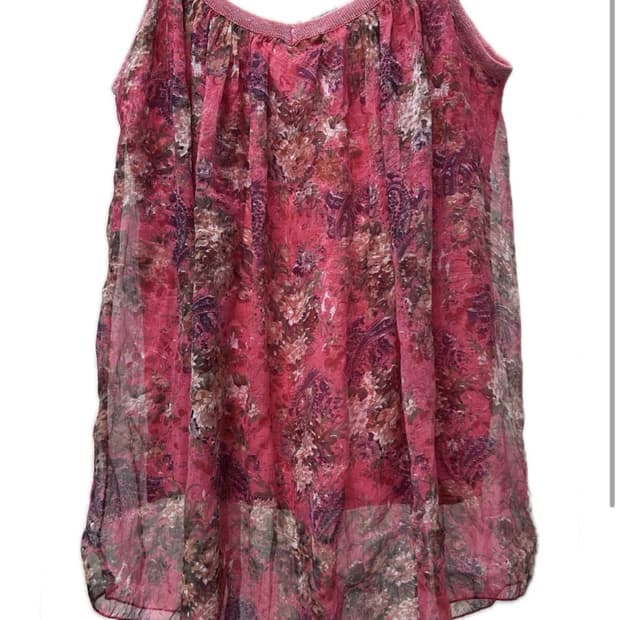 Pink sleeveless