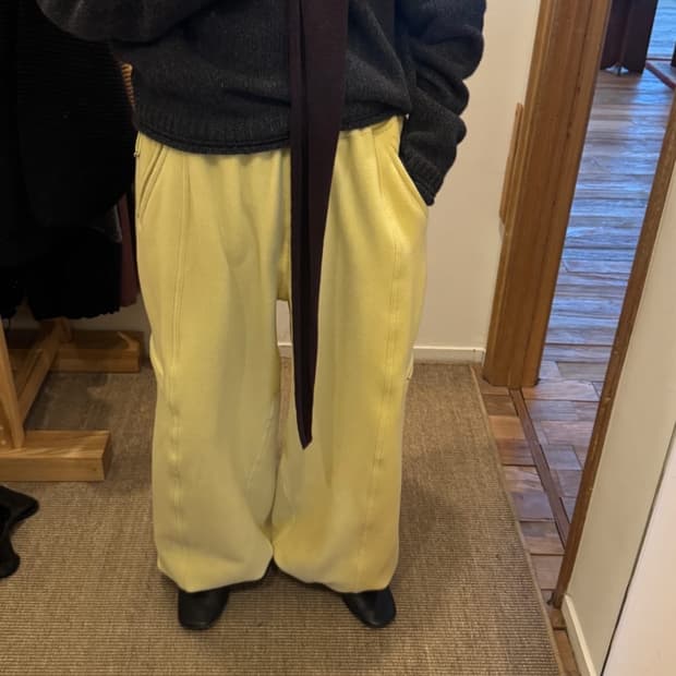 에토스 플리스 밴딩 팬츠 M