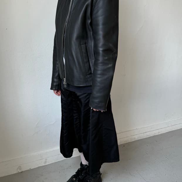 H&M 카우 레더자켓