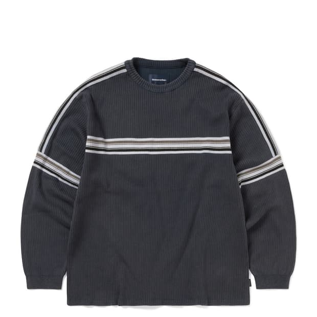 디스이즈네버댓) Striped Knit L/S Top NA M