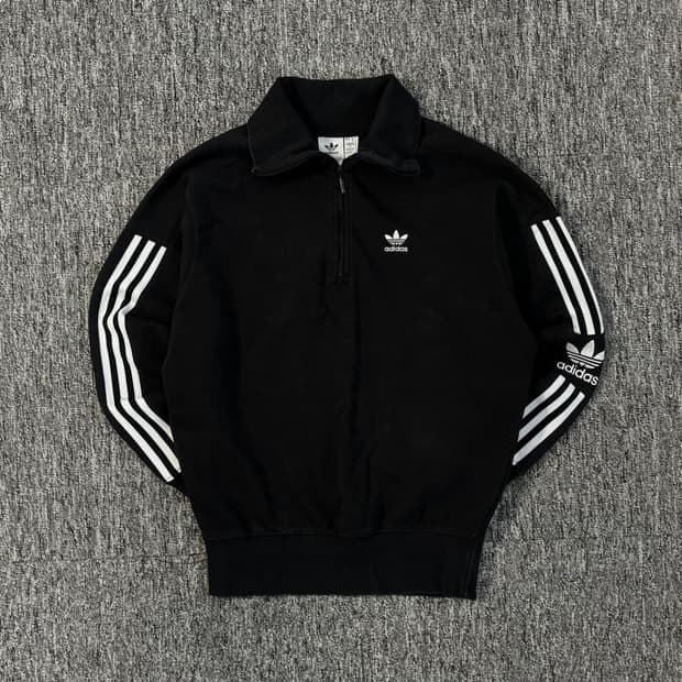 아디다스 하프집업 맨투맨