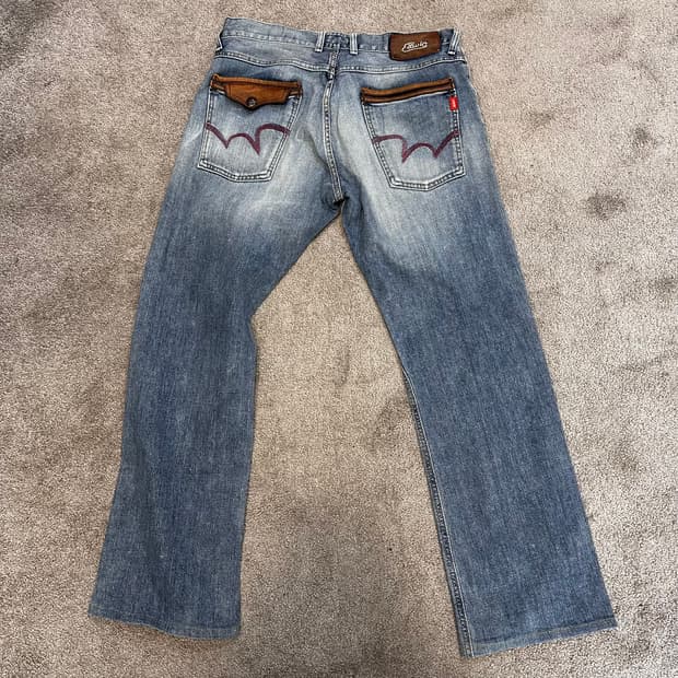 에드윈 블루트립 웨스턴 데님 팬츠(32)