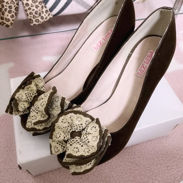 Lizlisa 리즈리사 라떼갸루 히메갸루 히메카지 초코 펀칭 리본 힐