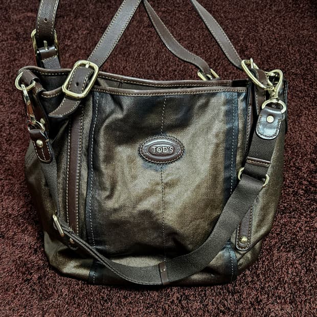 토즈 그런지 빈티지 숄더백