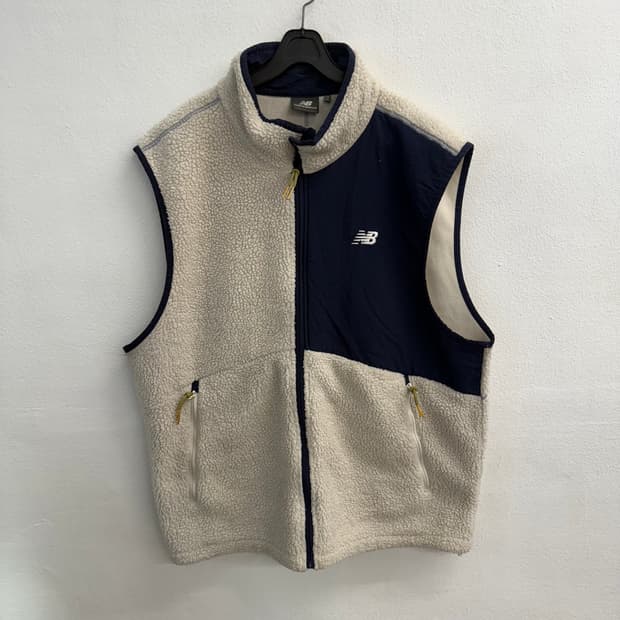 뉴발란스 쉐르파 플리스 양털 조끼 베스트 (2XL, 110)