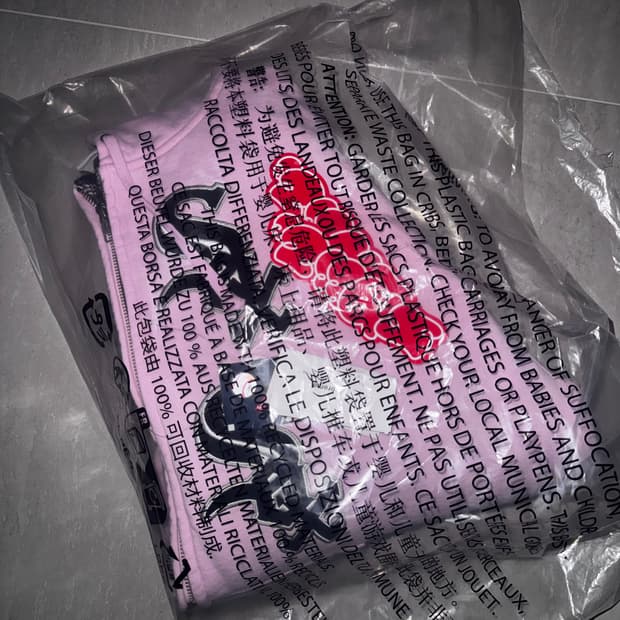 슈프림 x 시카고 화이트 삭스 집 업 후드 스웨트셔츠 라이트 핑크 - 2