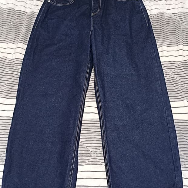 토피 와이드청바지 32인치 기장101