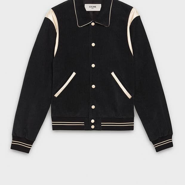 셀린느 코듀로이 테디 자켓