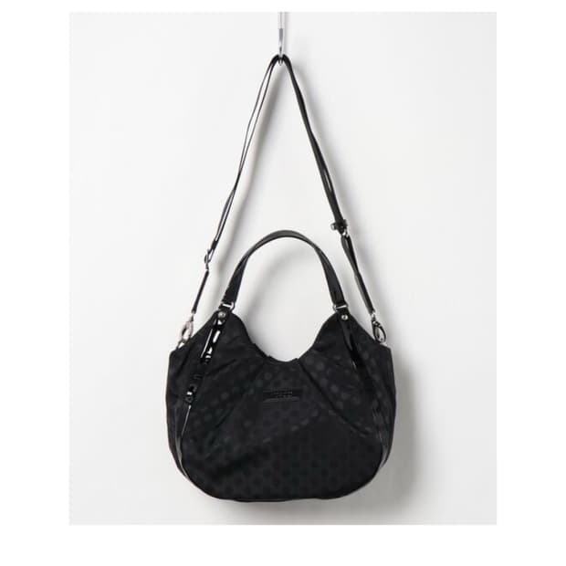 Y’SACCS 요지야마모토 도트 토트백 숄더백 블랙