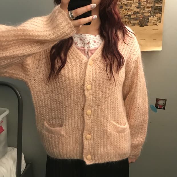 JPN Vintage 모리걸 라떼갸루 하구미 코디 Set