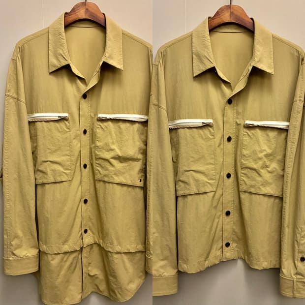 (L~XL)SYSTEM 시스템옴므 디테쳐블 오버 셔츠 자켓