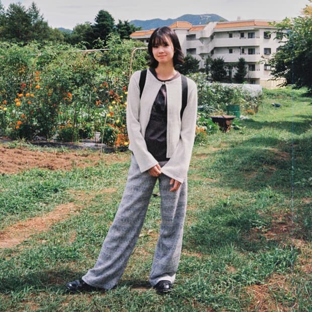 페스토 울 니트 밴드 팬츠 포그컬러