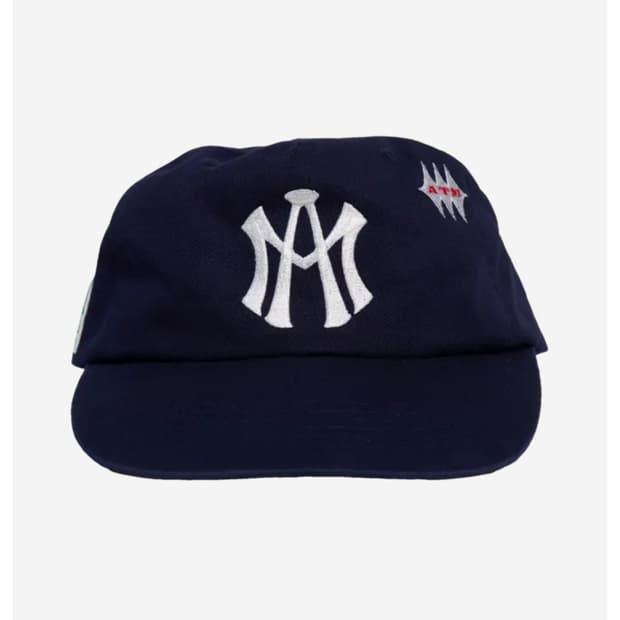 애프터매스 ATM 로고 볼캡 네이비