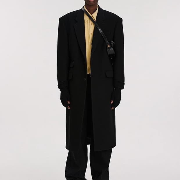 렉토 베를린 코트 블랙 m사이즈