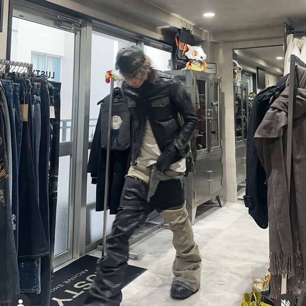 릭오웬스 부츠컷 미네랄 펄 30사이즈