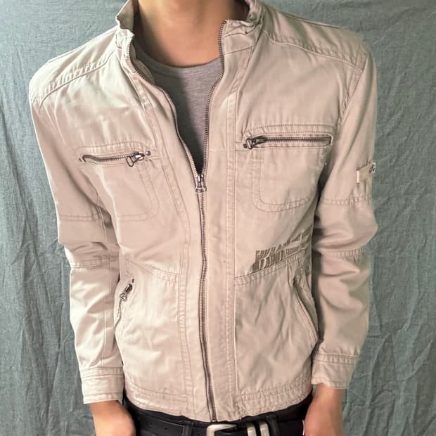 y2k vintage rider jacket