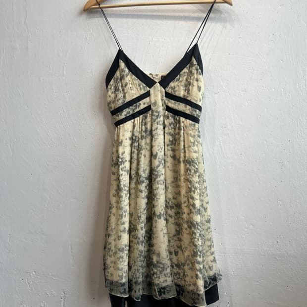 jasmine di milo 재스민 디 마일로 실크100% 스컬 원피스