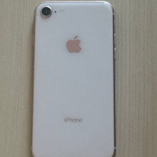 아이폰 8 로즈골드 배터리 100