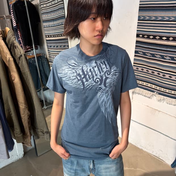 Hurley 페더 멜란지 반팔티 S