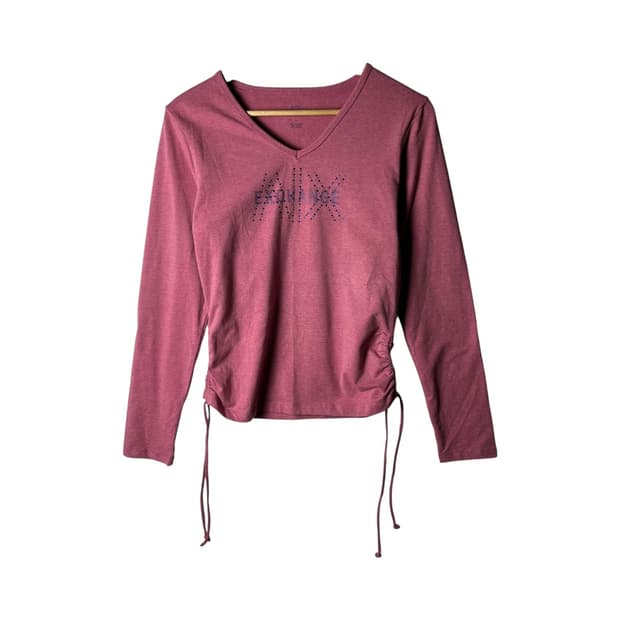 [A/X] 아르마니 익스체인지 매듭 셔링 롱슬리브