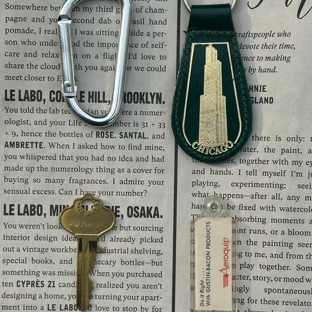 [EAST] America vintage keyring