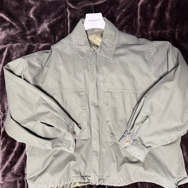 보세 카키색 야상 점퍼