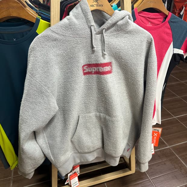 23ss 슈프림 인사이드아웃 박스로고 후드티 M