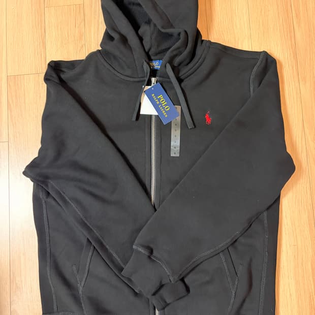 폴로 플리스 후드집업 S 새상품 