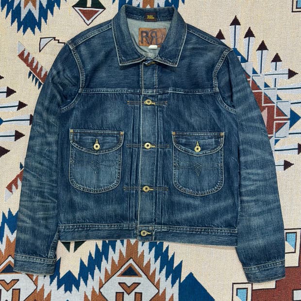 더블알엘 카우보이 데님 자켓 M