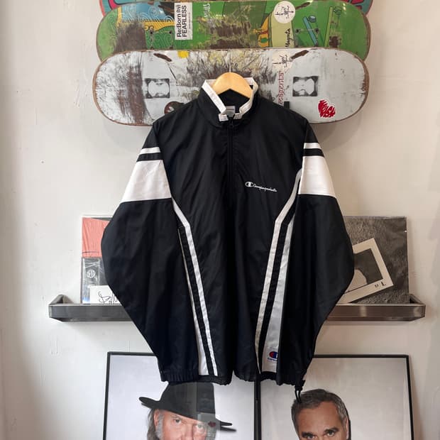 XL 챔피온 올드스쿨 아노락 바람막이/W3007