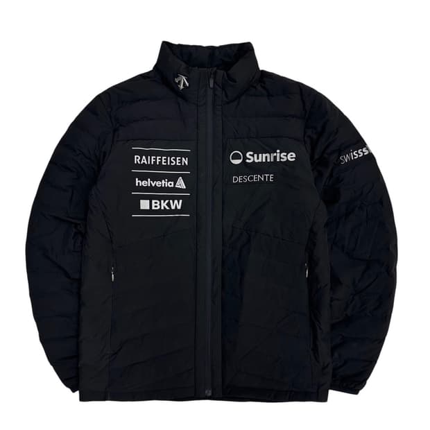 데상트 아우디 덕다운 경량패딩 블랙 (M)