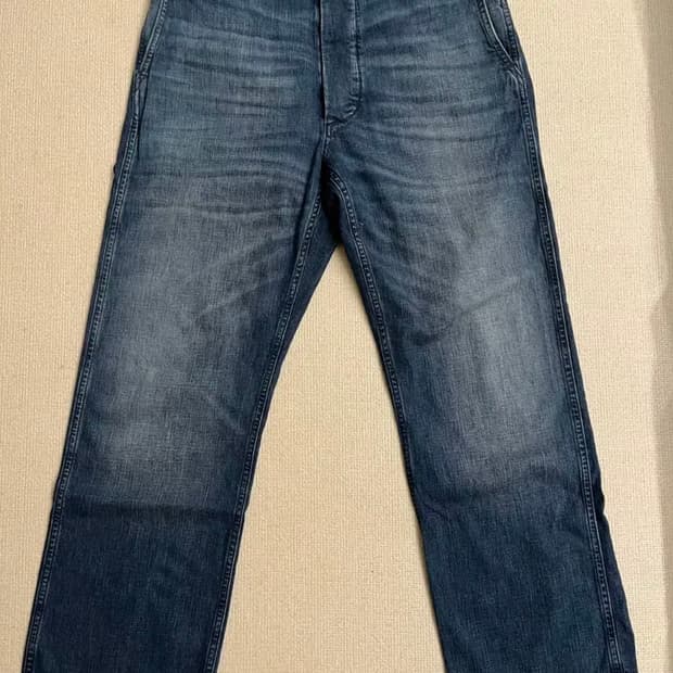 RRL INDIGO WASHED PANTS