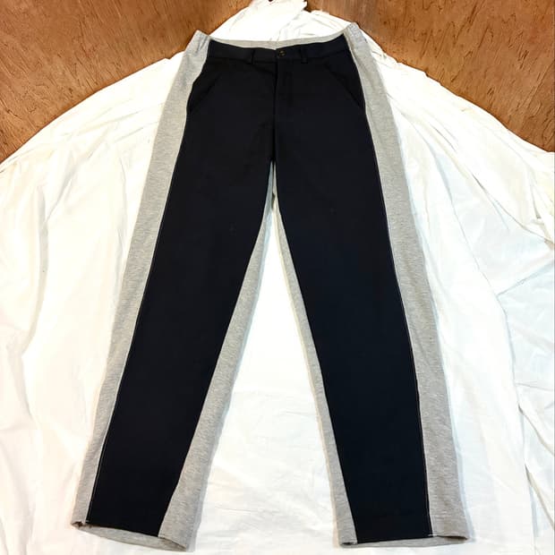 꼼데가르송 옴므 플러스 하이브리드 슬랙스 스웨트팬츠