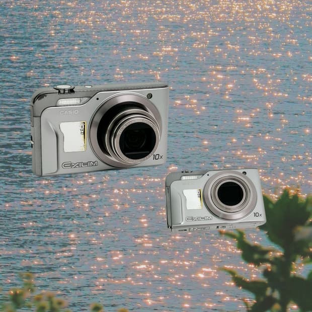 메이크업모드!) 카시오 엑슬림 h10 Exilim 빈티지 디카