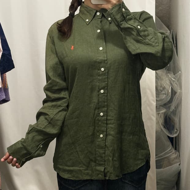 카키폴로셔츠